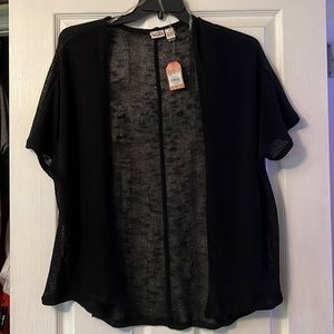 NWT Black Knitted Cardigan!